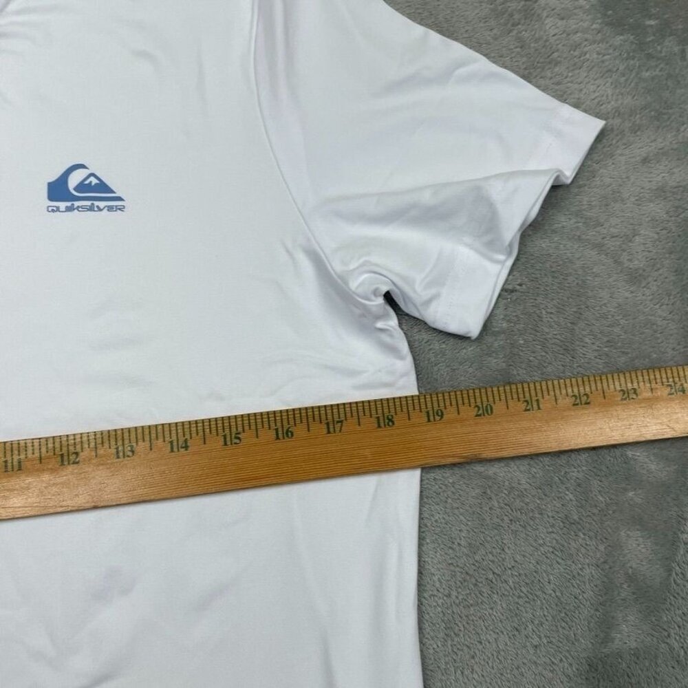 Quiksilver Mens S White Performance T-Shirt 6763 - Picture 7 of 8